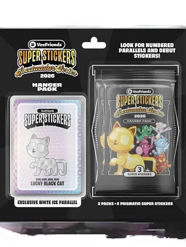 VeeFriends - Super Stickers: Spectacular Series - White Ice - Hanger Pack (Assorted)