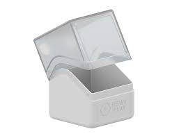 Heavy Play - RFG Double Sleeved Warlock 100 - Cleric White - Deck Box