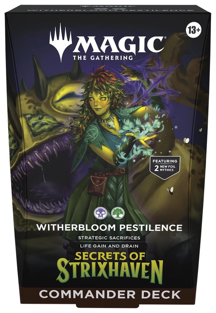 Magic The Gathering - Secrets of Strixhaven - Witherbloom Pestilence - Commander Deck