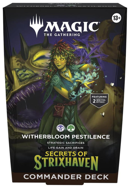 Magic The Gathering - Secrets of Strixhaven - Witherbloom Pestilence - Commander Deck
