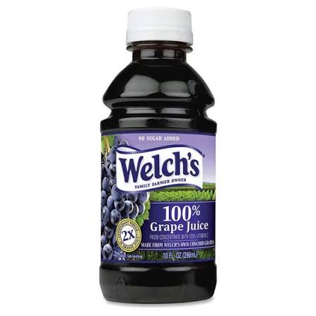 Welches - 100% Juice Fruit Drink - Grape Juice - 10oz