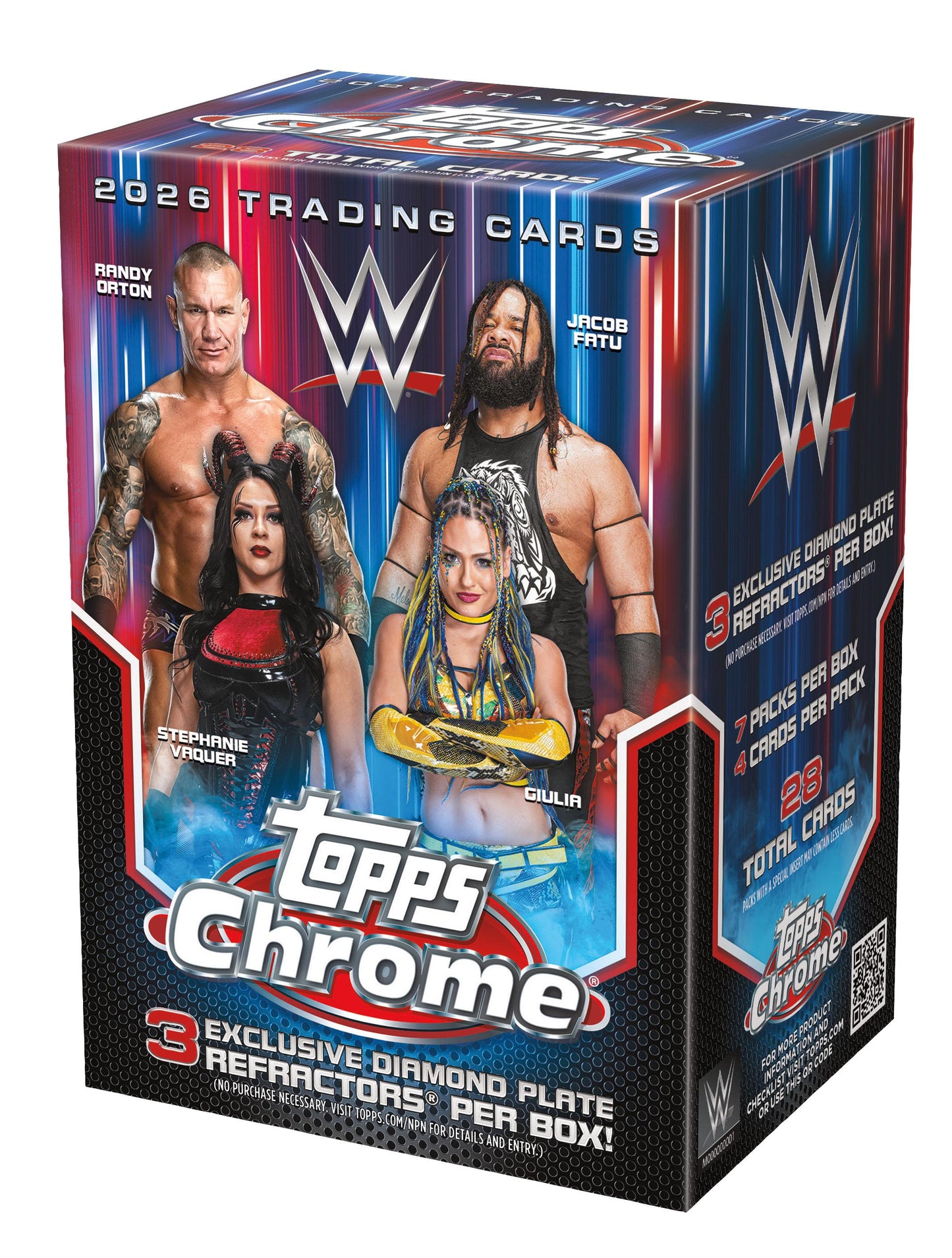 Topps - Chrome - WWE Wrestling - 2026 - Blaster Box