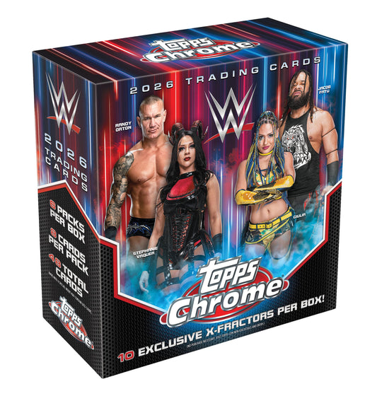 Topps - Chrome - WWE Wrestling - 2026 - Mega Box