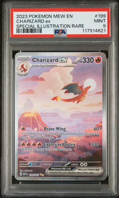 Pokemon - 151 - Charizard ex SIR #193 - PSA Mint 9 - 2023