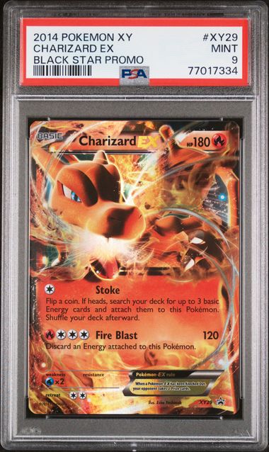 Pokemon - XY Black Star Promo - Charizard ex #XY29 - 2014 - PSA 9