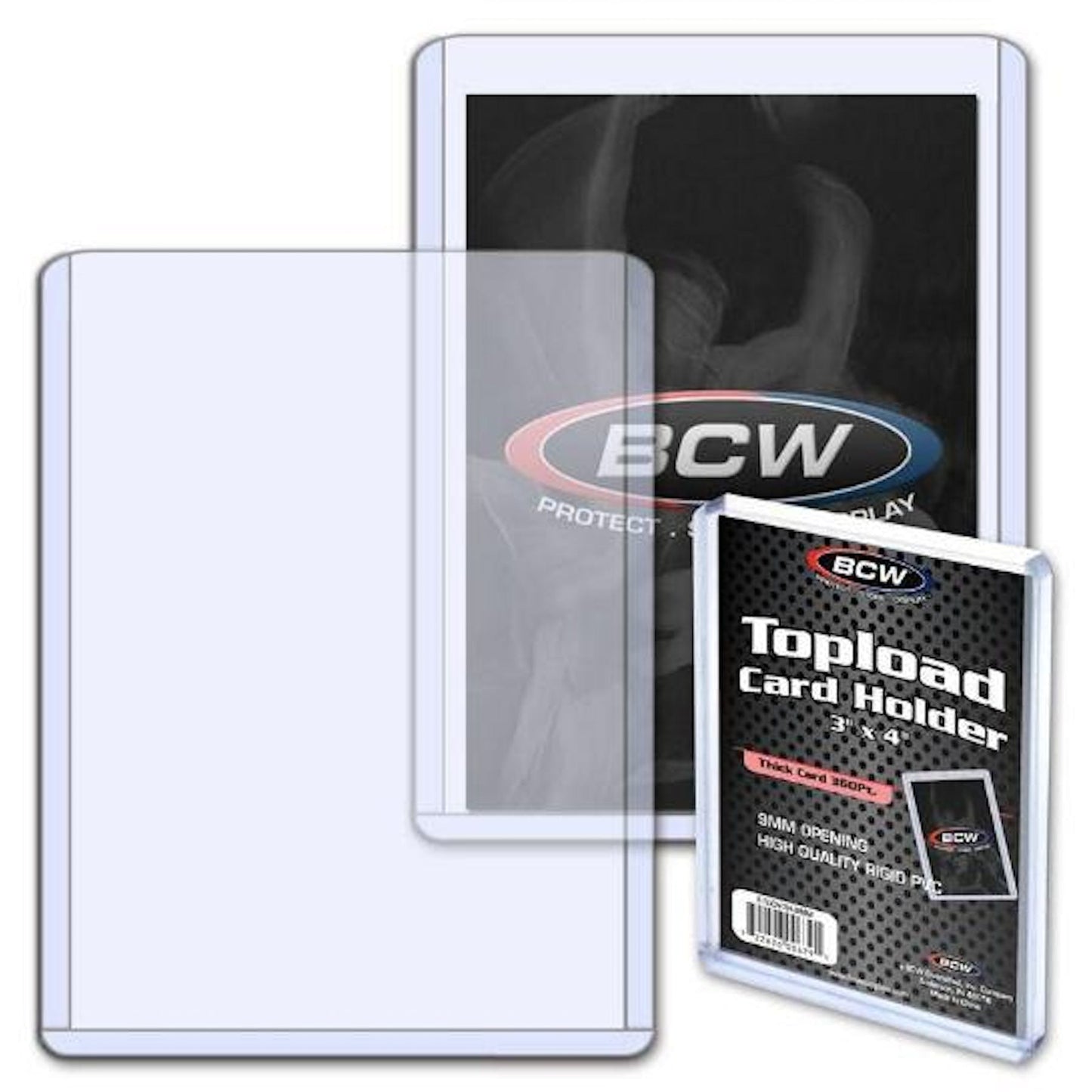 BCW - Topload Card Holders - 3x4 - Thick Card 360 Pt.