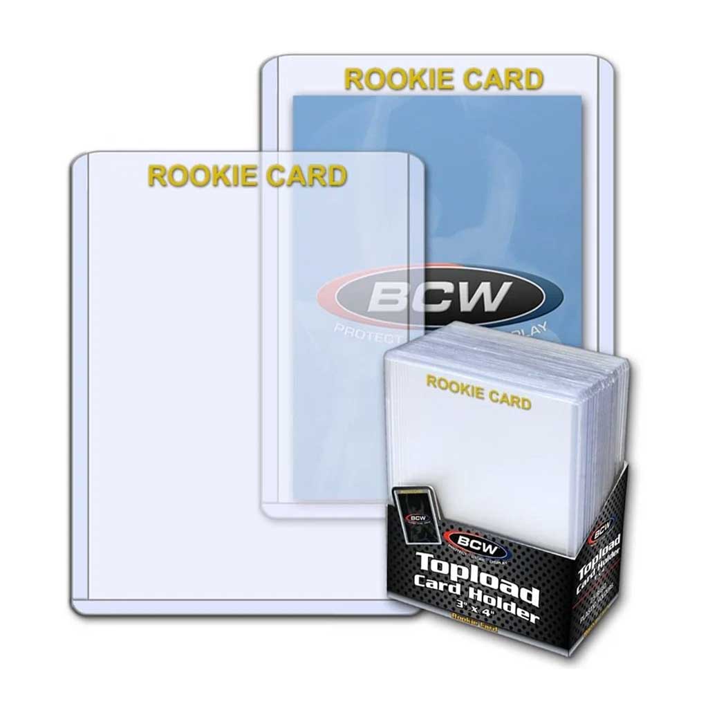 Picture of BCW - Topload Card Holders - 3" x 4" - Rookie Card Gold