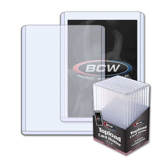 Picture of BCW - Topload Card Holders - 3" x 4" - Thick Card 168 Pt.