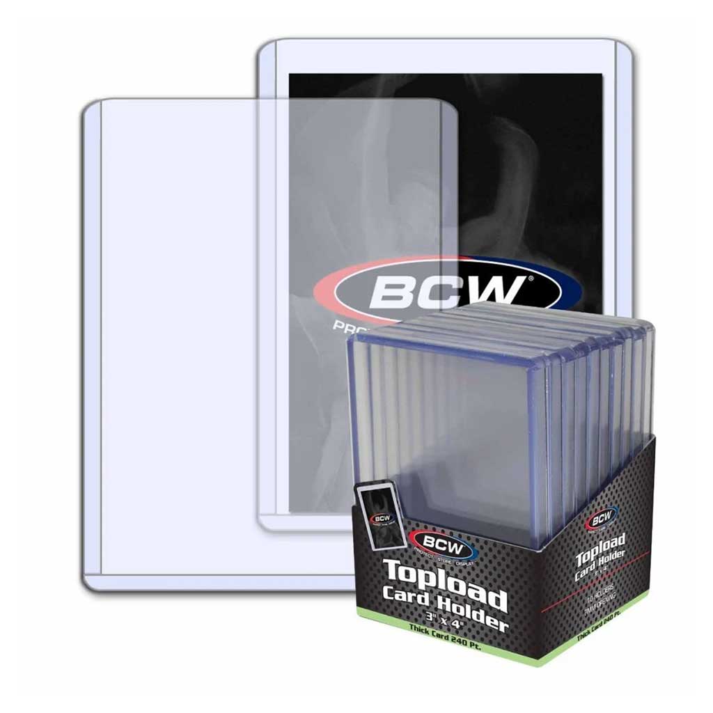 Picture of BCW - Topload Card Holders - 3" x 4" - Thick Card 240 Pt.