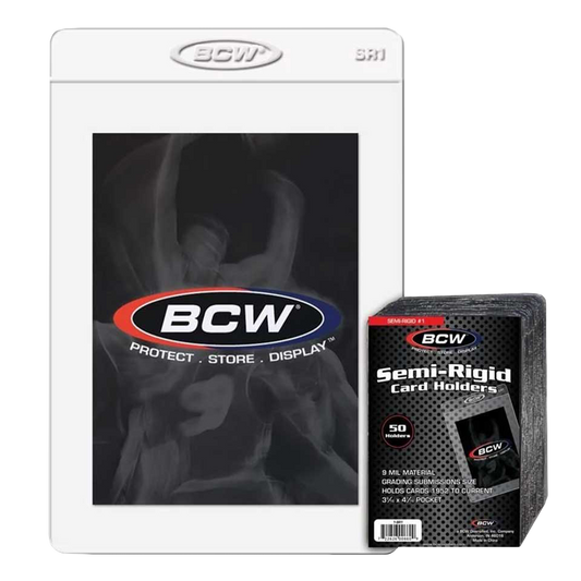 BCW - Semi-Rigid Card Holders (50ct)