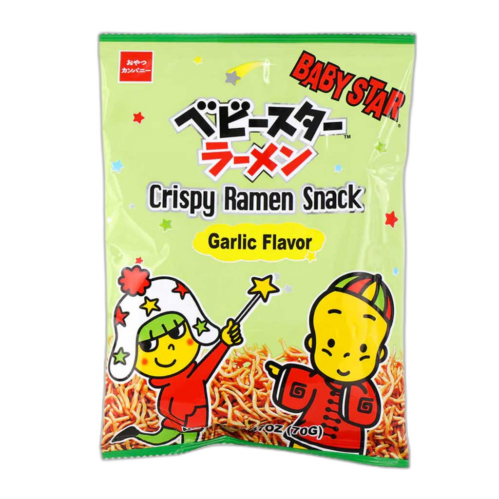 BabyStar  -  Garlic Flavor - Crispy Ramen Snack - Product of Taiwan