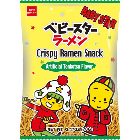 BabyStar  -  Tonkotsu Flavor - Crispy Ramen Snack - Product of Taiwan