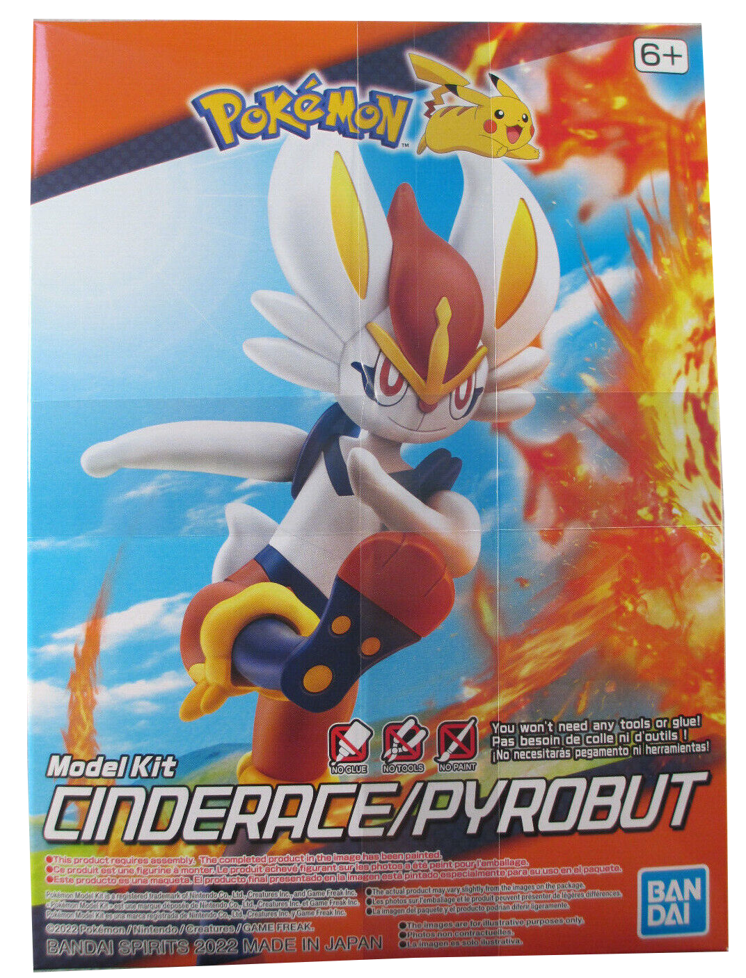 Bandai - Pokémon Model Kit - Cinderace/Pyrobut