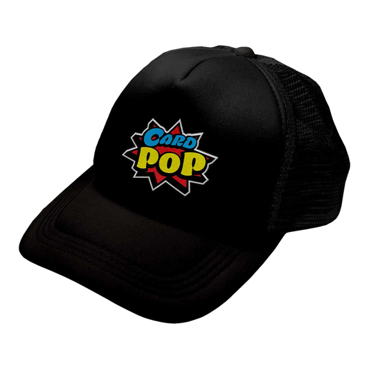 Card Pop Apparel - Hat - Trucker Hat - Black