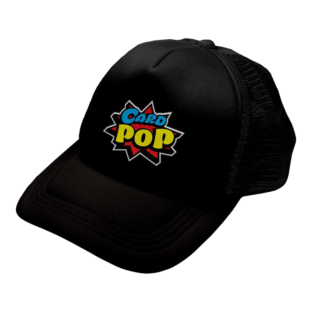 Card Pop Apparel - Hat - Trucker Hat - Black