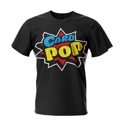 Card Pop Apparel - T Shirt - Big Logo - Black