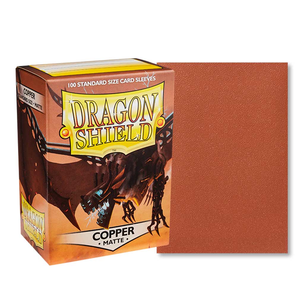 Picture of Dragon Shield - 100ct Standard Card Sleeves - Copper Matte