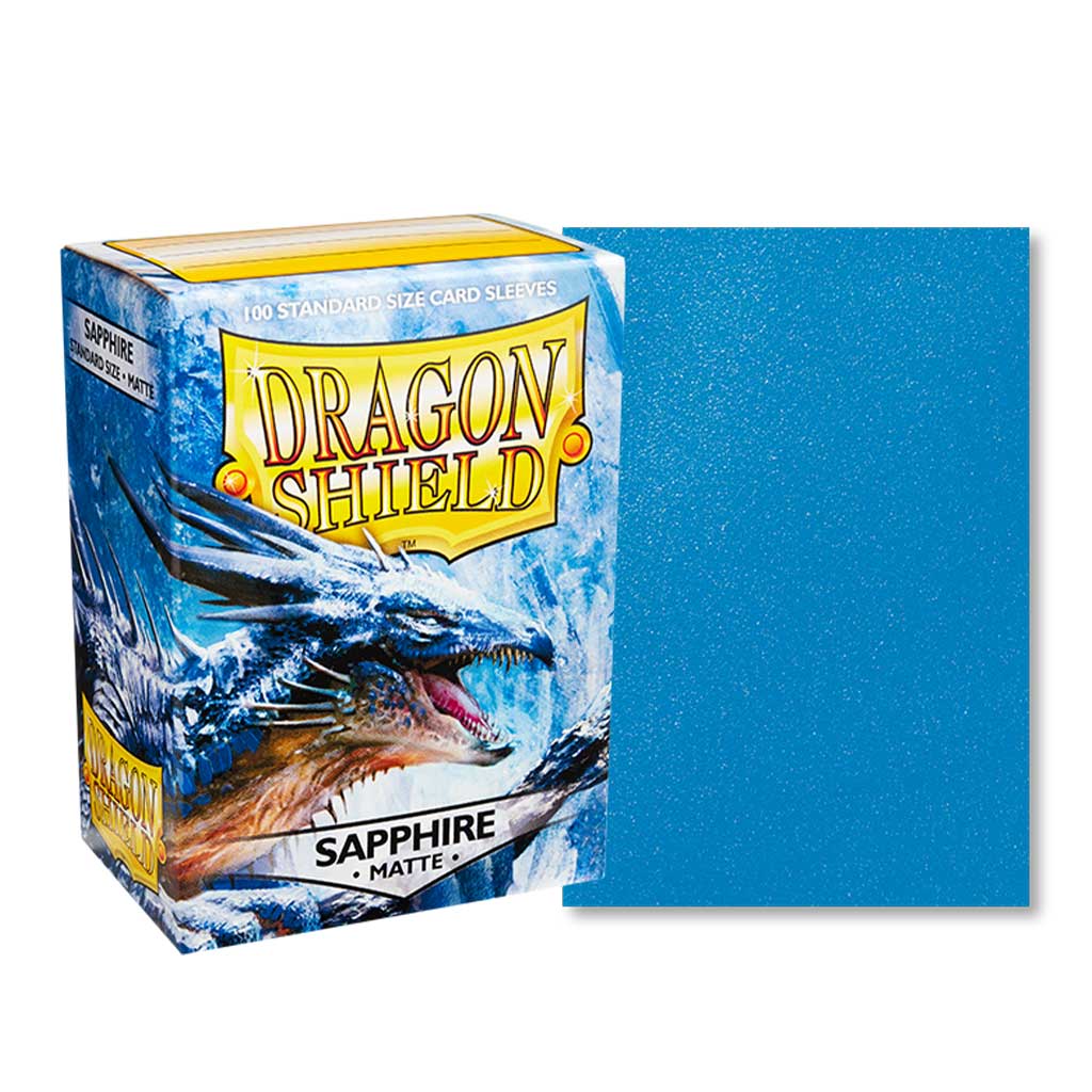 Picture of Dragon Shield - 100ct Standard Card Sleeves - Sapphire Matte