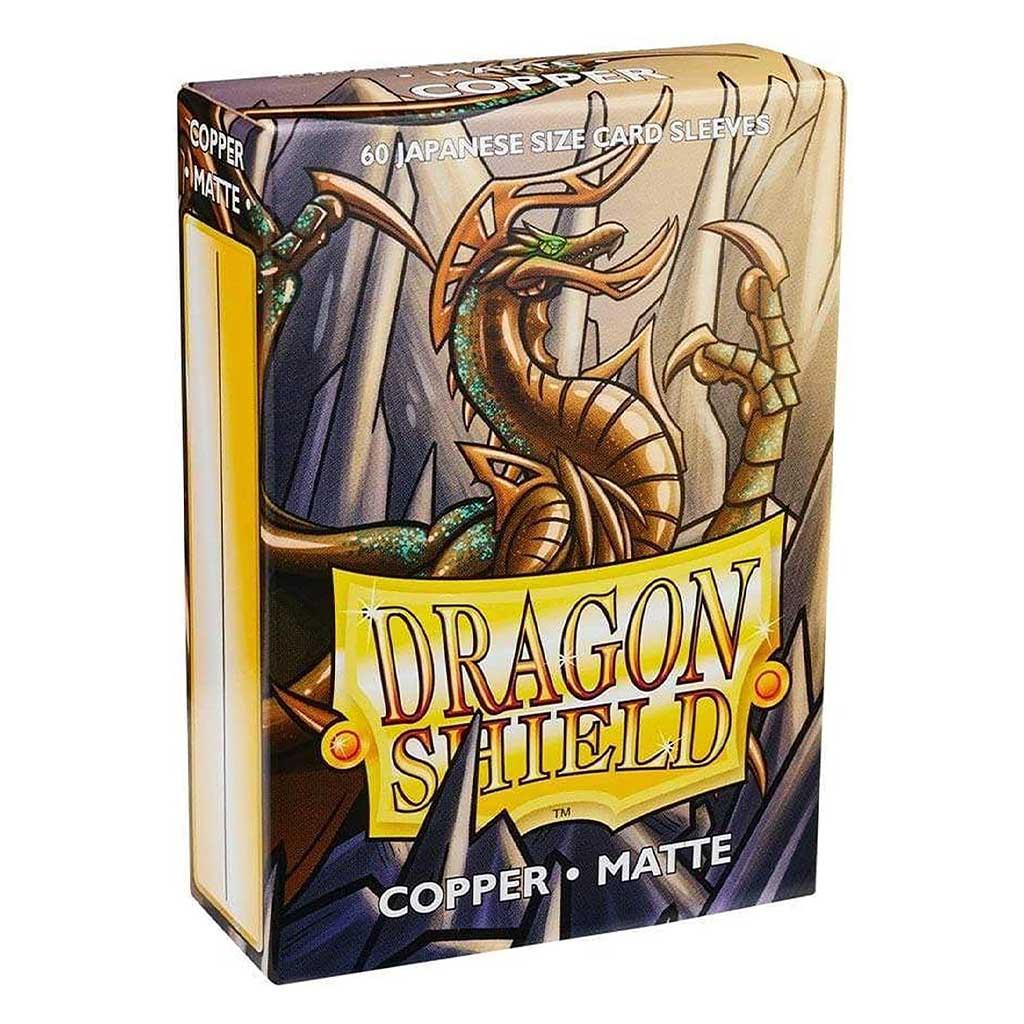 Picture of Dragon Shield - 60ct Japanese Size Card Sleeves - Copper Matte