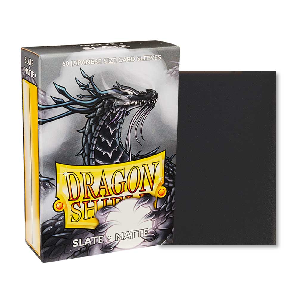 Picture of Dragon Shield - 60ct Japanese Size Card Sleeves - Slate Matte