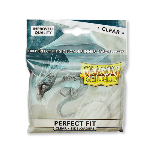 Dragon Shield - 100ct Perfect Fit Inner Card Sleeves - Sideloader - Clear