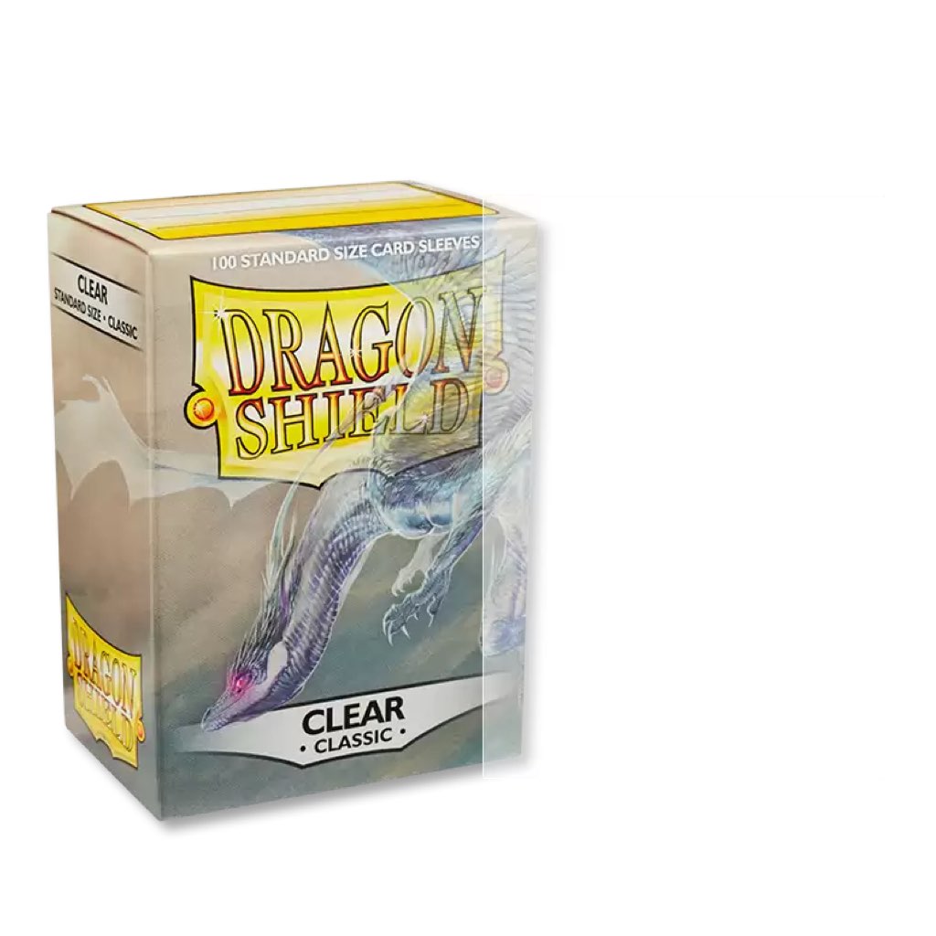 Dragon Shield - 100ct Standard Card Sleeves - Classic Clear