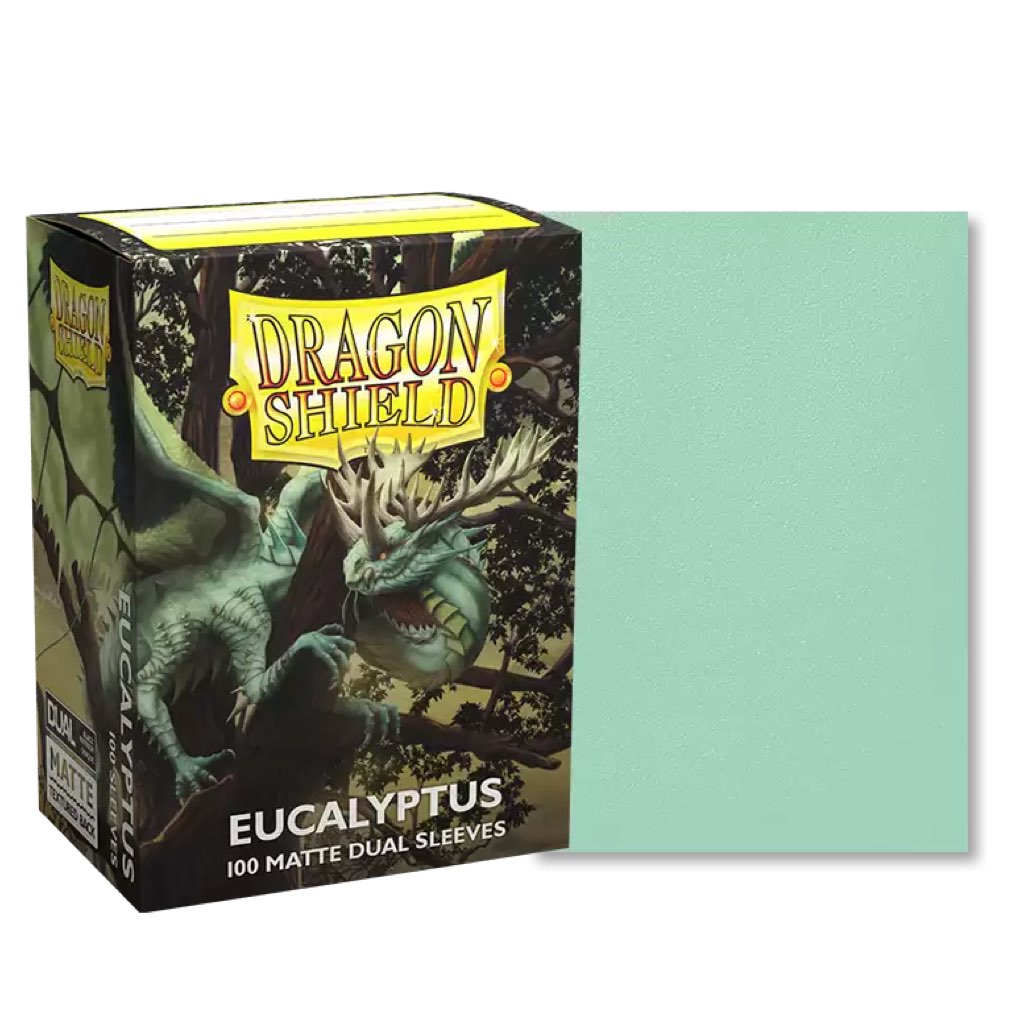 Dragon Shield - 100ct Standard Card Sleeves - Matte Dual Eucalyptus