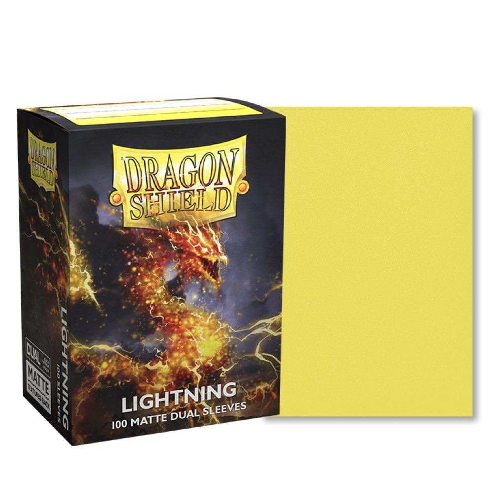 Dragon Shield - 100ct Standard Card Sleeves - Dual Lightning Matte