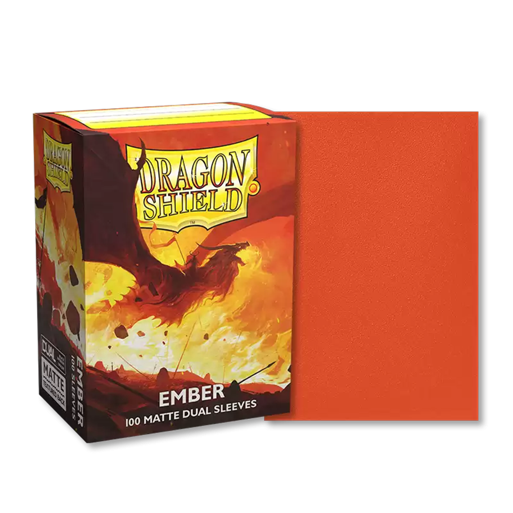 Dragon Shield - 100ct Standard Card Sleeves - Matte Dual Ember