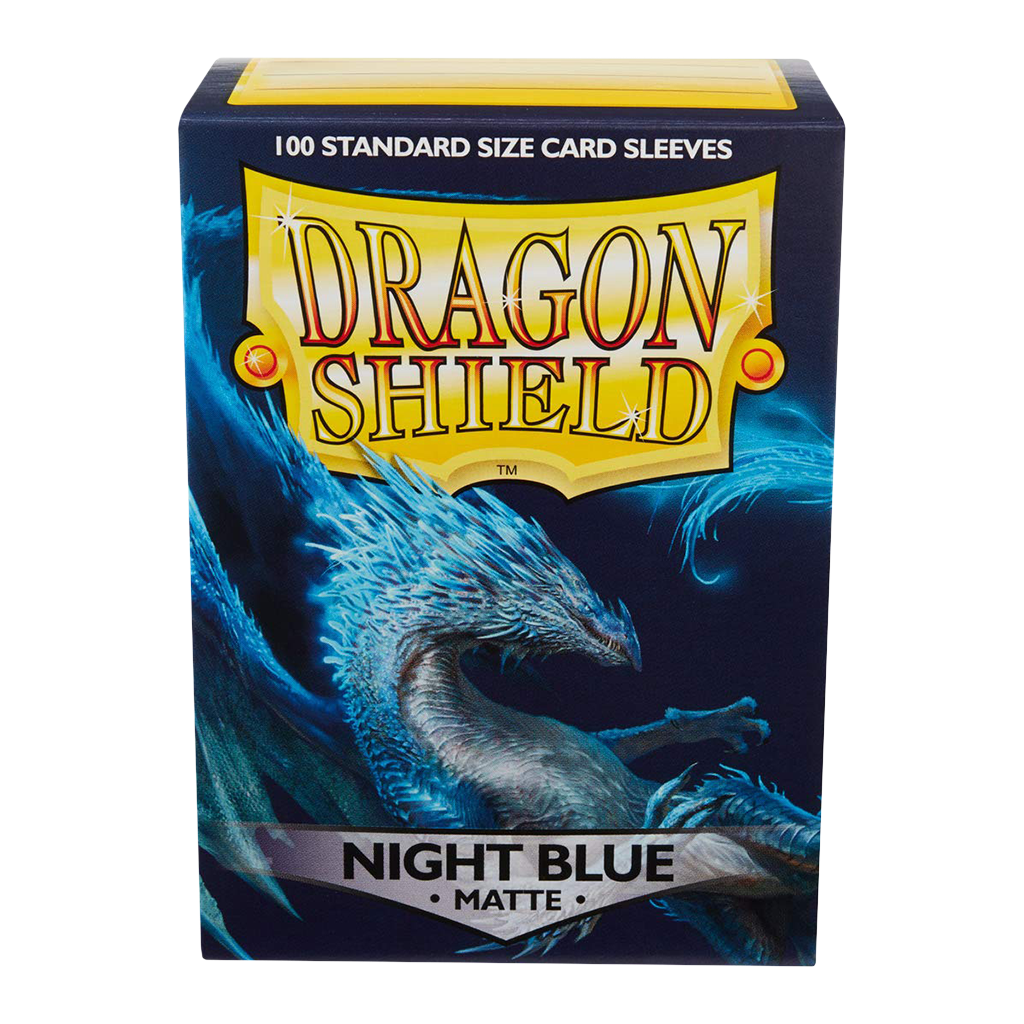 Dragon Shield - 100ct Standard Card Sleeves - Matte Night Blue