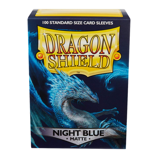 Dragon Shield - 100ct Standard Card Sleeves - Matte Night Blue