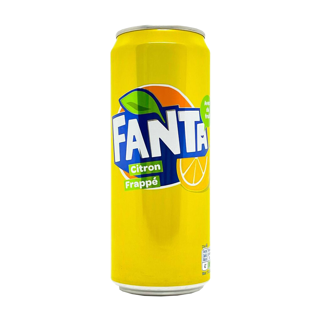 Fanta - Lemon 330ml (France) – CARDPOPUSA