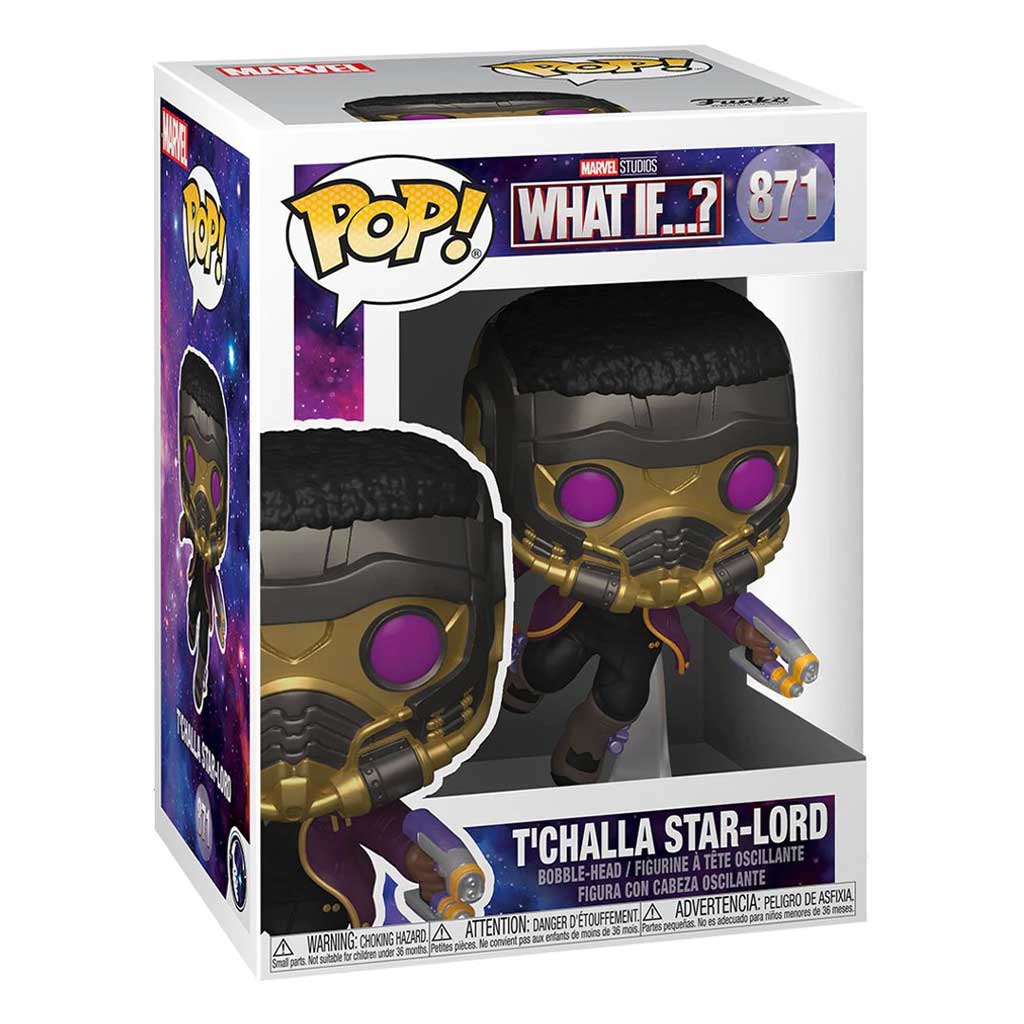 Picture of Funko - POP! - Marvel Studios - What if...? - T'Challa Star-Lord #871