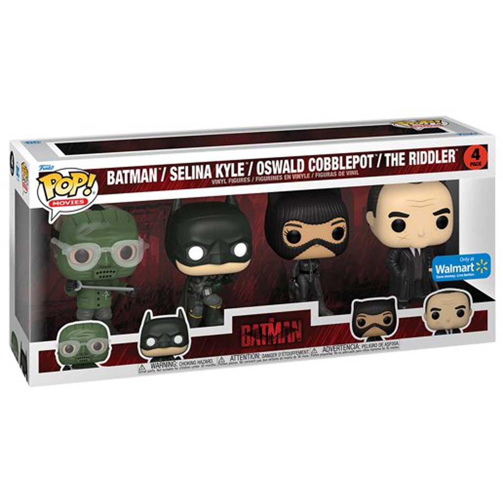 Picture of Funko - POP! Movies - Batman / Selina Kyle / Oswald Cobblepot / The Riddler - 4 pack