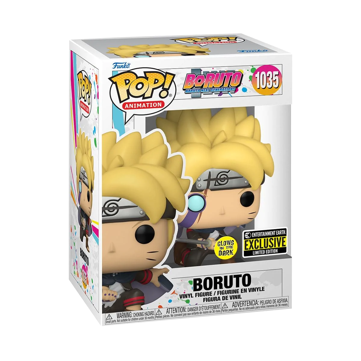 Funko - POP! Animation - Boruto Naruto Next Generations - Boruto #1035 - Glows In The Dark - Entertainment Earth Exclusive Limited Edition