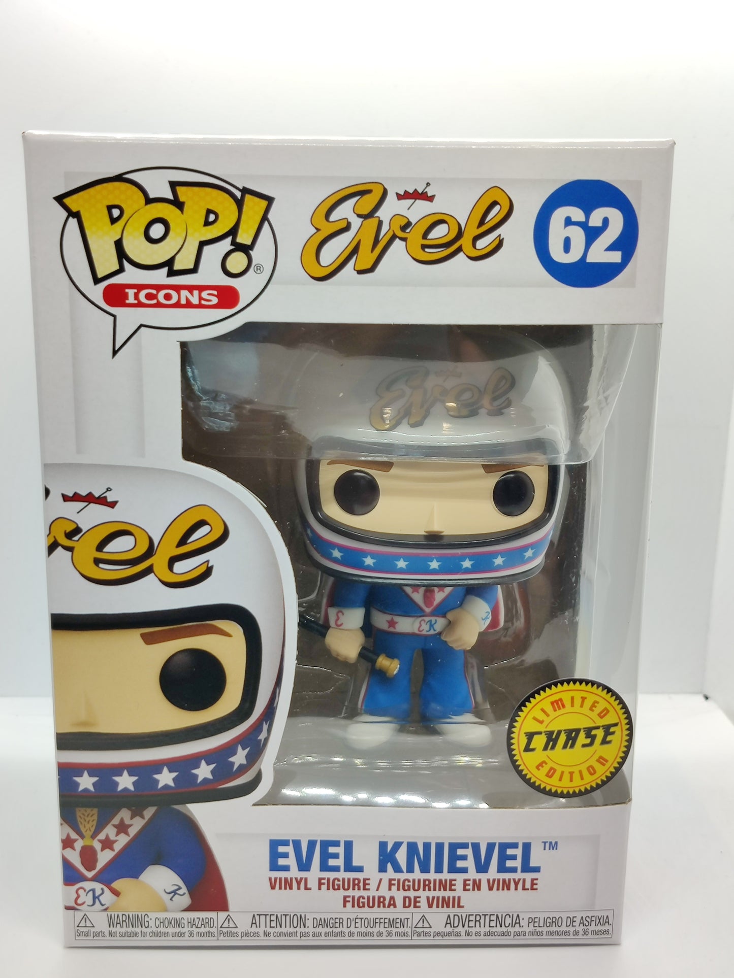 Funko - POP! Icons - Evel - Evel Knievel - Limited Edition Chase - #62