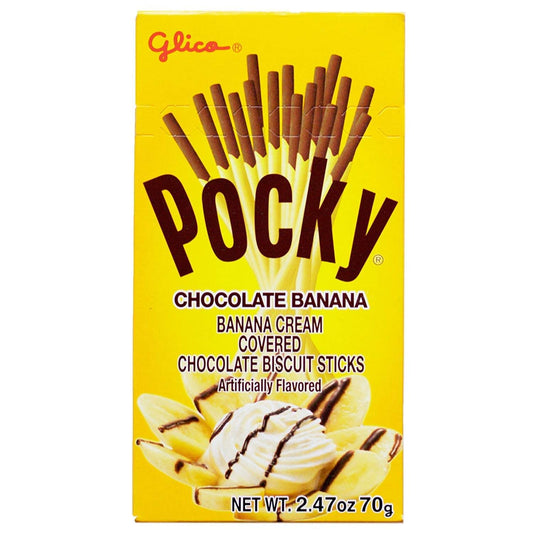 Glico - Pocky - Chocolate Banana Cream Covered Cocoa Biscuit Sticks