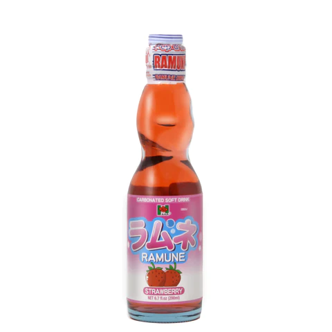 Hana - Ramune Carbonated Beverage (Strawberry)