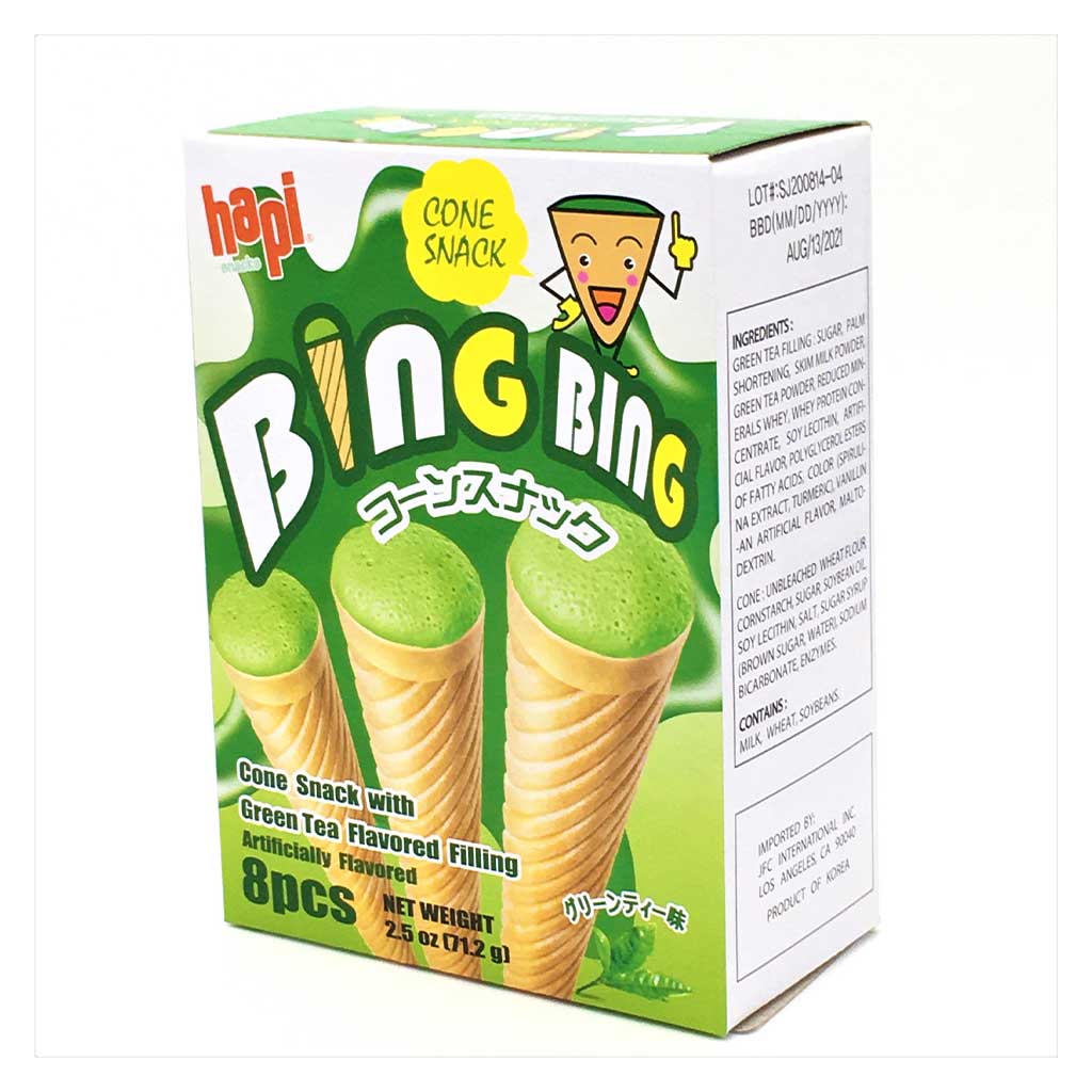 Picture of Hapi - Bing Bing - Cone Snack (Green Tea)