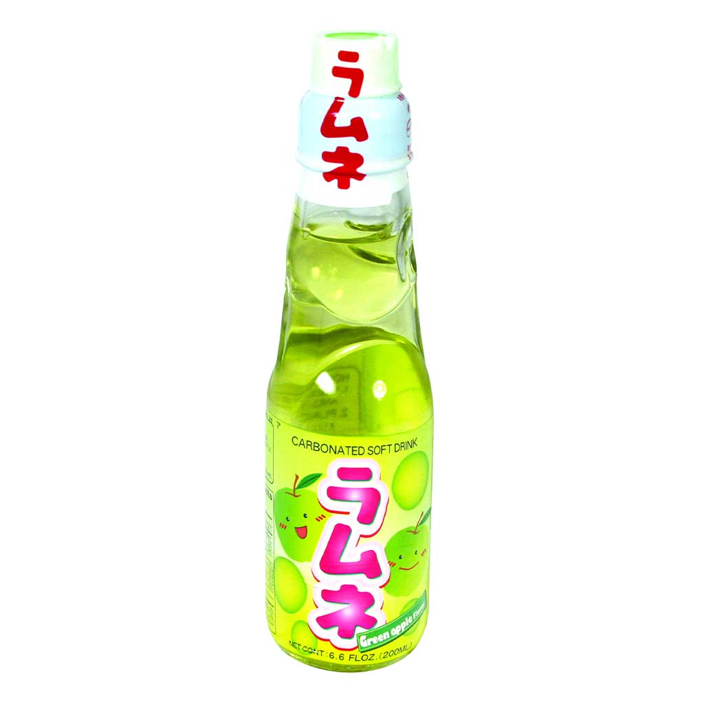 Picture of Hata - Ramune Carbonated Beverage (Green Apple)