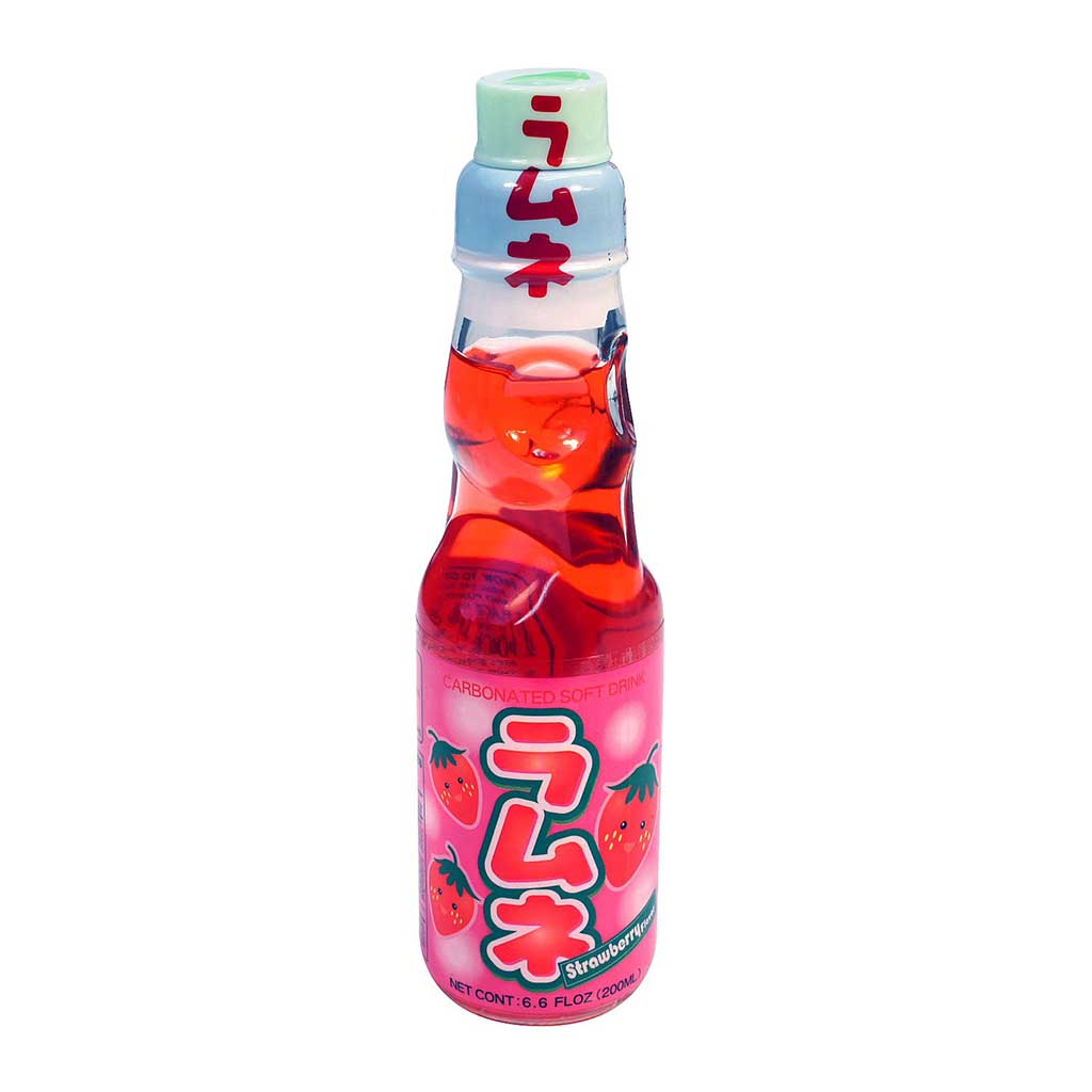 Picture of Hata - Ramune Carbonated Beverage (Raspberry)