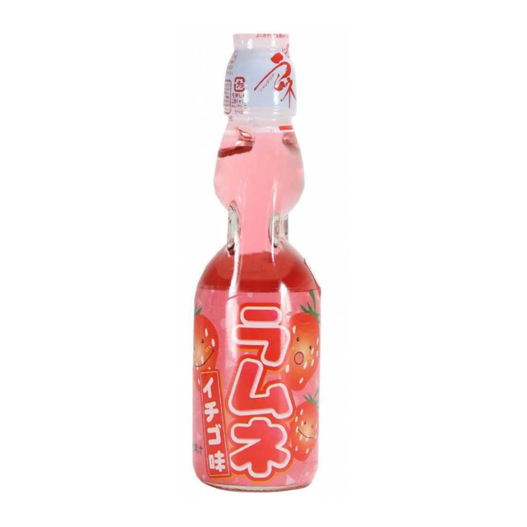 Picture of Hata - Ramune Carbonated Beverage (Strawberry)