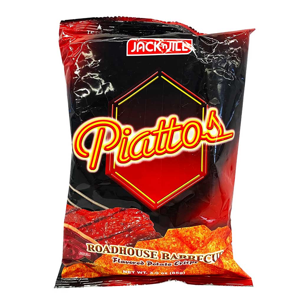 Picture of Jack 'n Jill - Piattos -Roadhouse Barbecue Flavored Potato Crisps - Product of Philippines