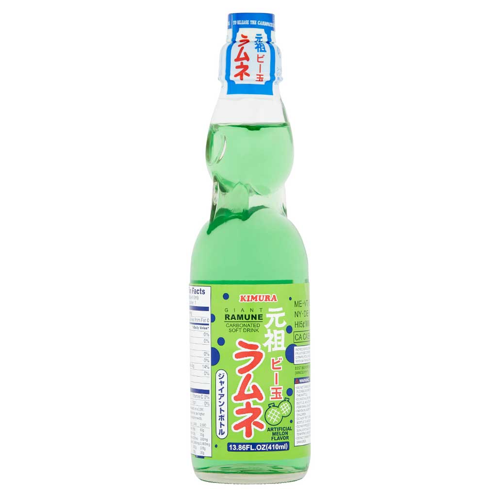 Picture of Kimura - Ramune Carbonated Beverage (Melon)