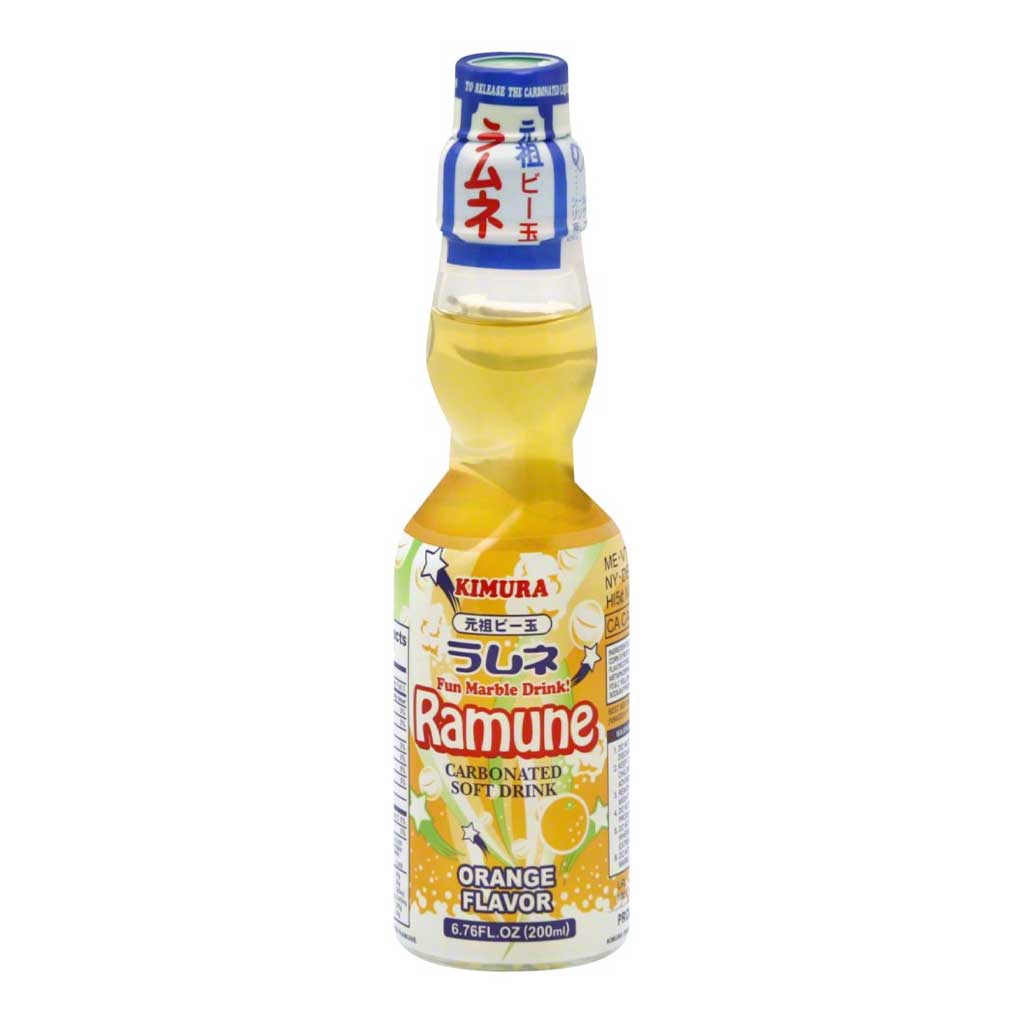 Picture of Kimura - Ramune Carbonated Beverage (Orange)