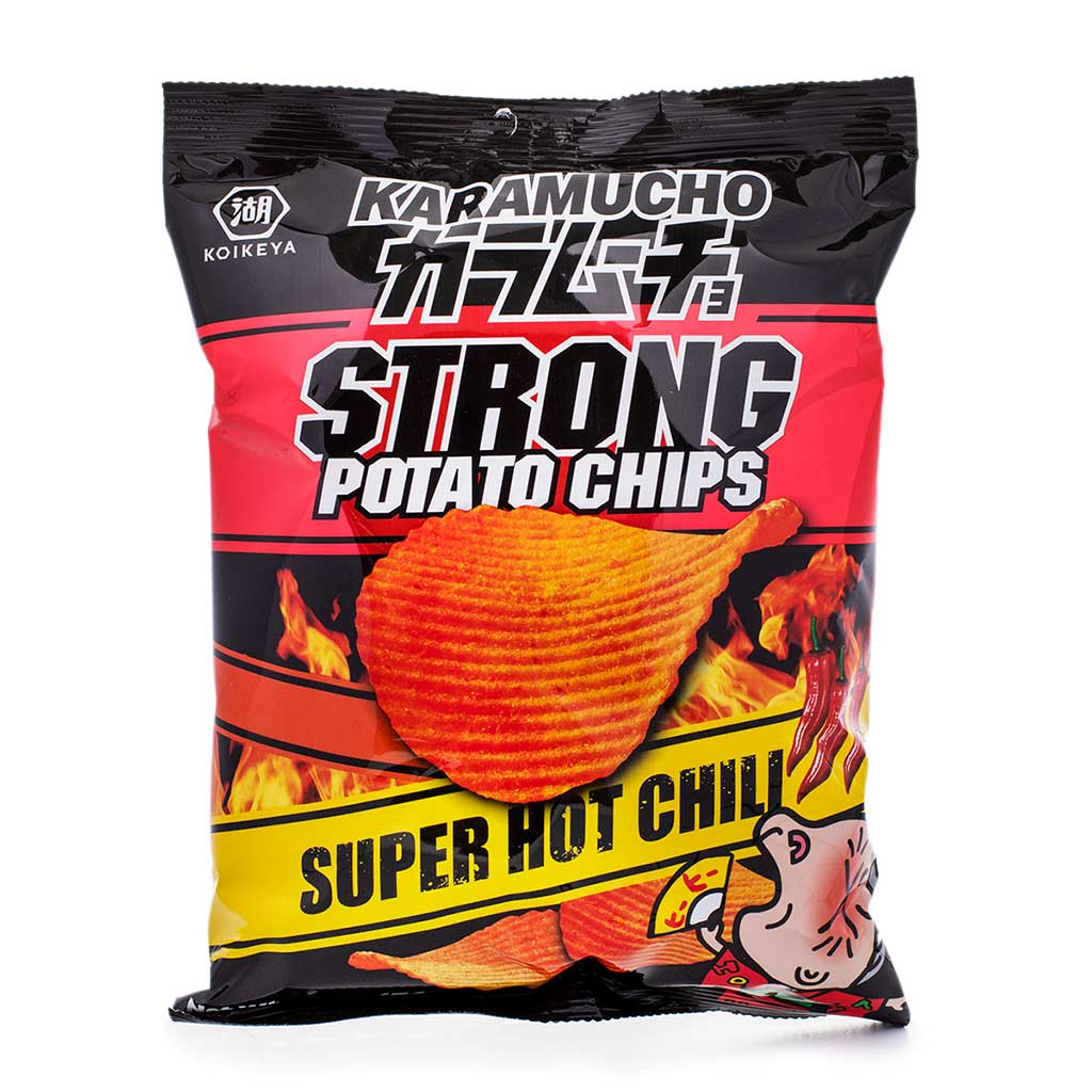 Picture of Koikeya - Karamucho - Strong Potato Chips - Super Hot Chili - Product of Vietnam