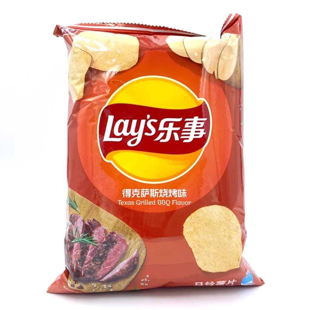 Picture of Lay's - Texas Grilled bbq Flavor - Potato Chips - China Edition