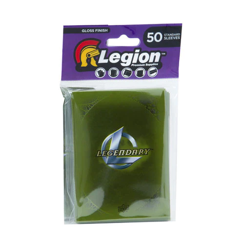 Legion - Premium Supplies - 50 Sleeves - Standard Size - Gloss Finish - Green