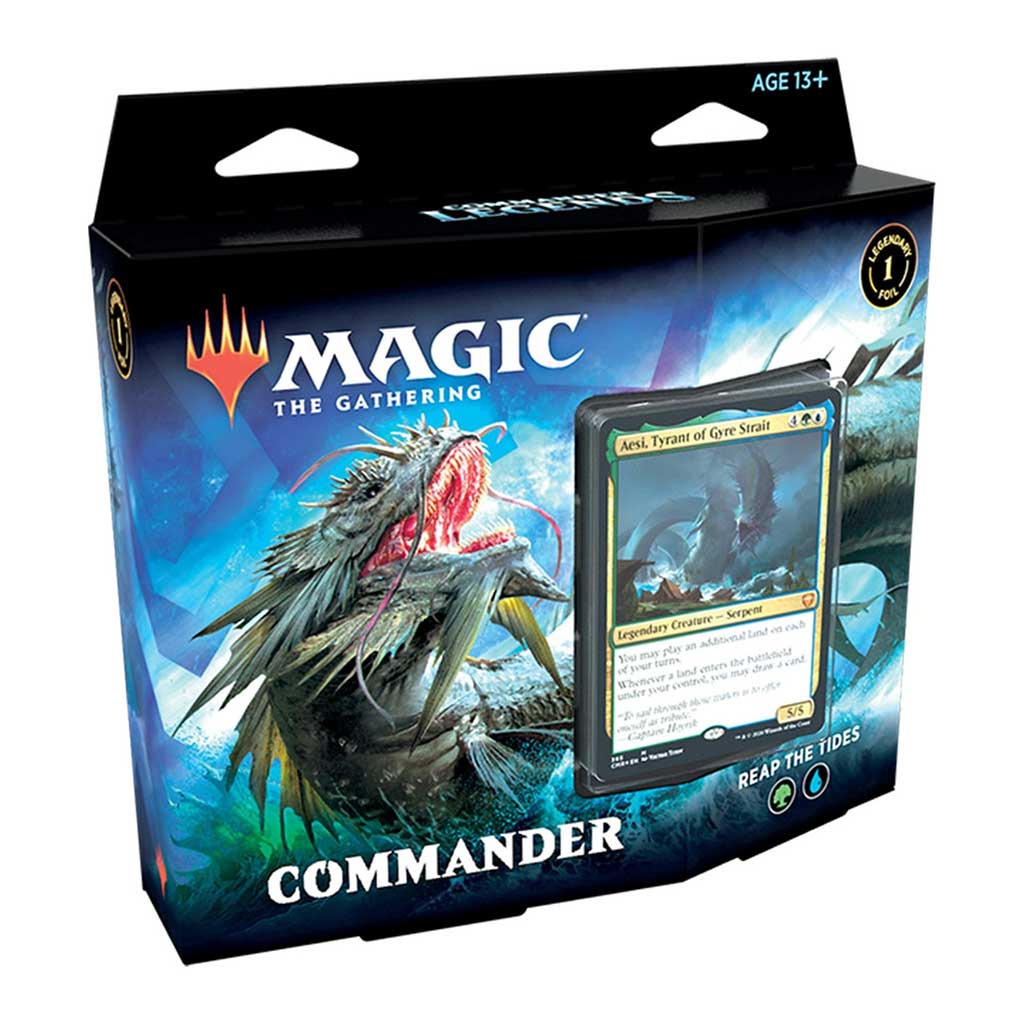 Picture of Magic The Gathering - Commander Legends - Commander Deck (Reap The Tides)