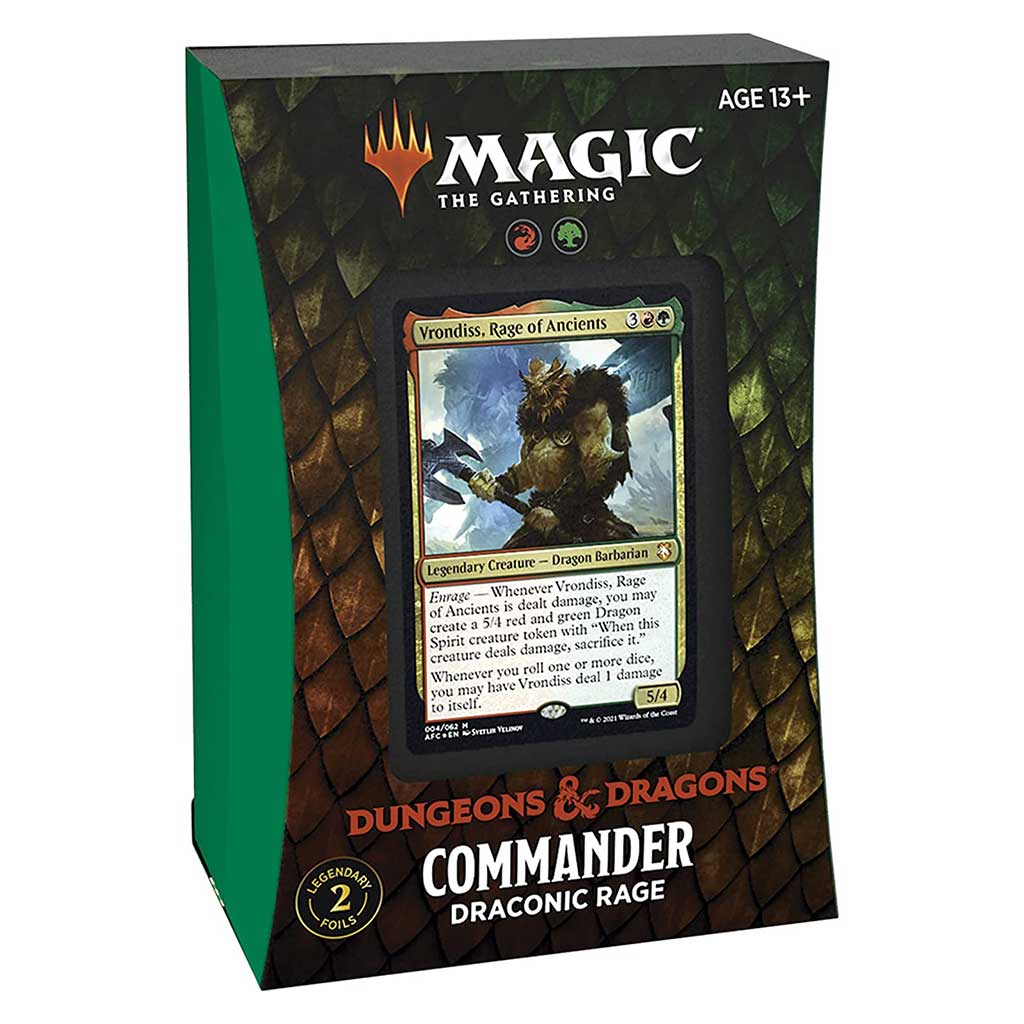 Picture of Magic The Gathering - D&D - Adventures In The Forgotten Realms - Commander Deck (Draconic Rage)